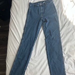 High rise skinny jeans